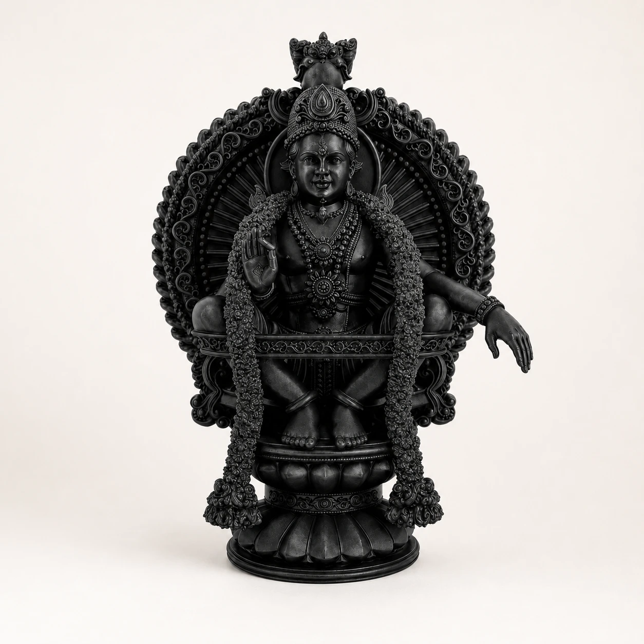 Custom order Mini Lord Ayyappan statue